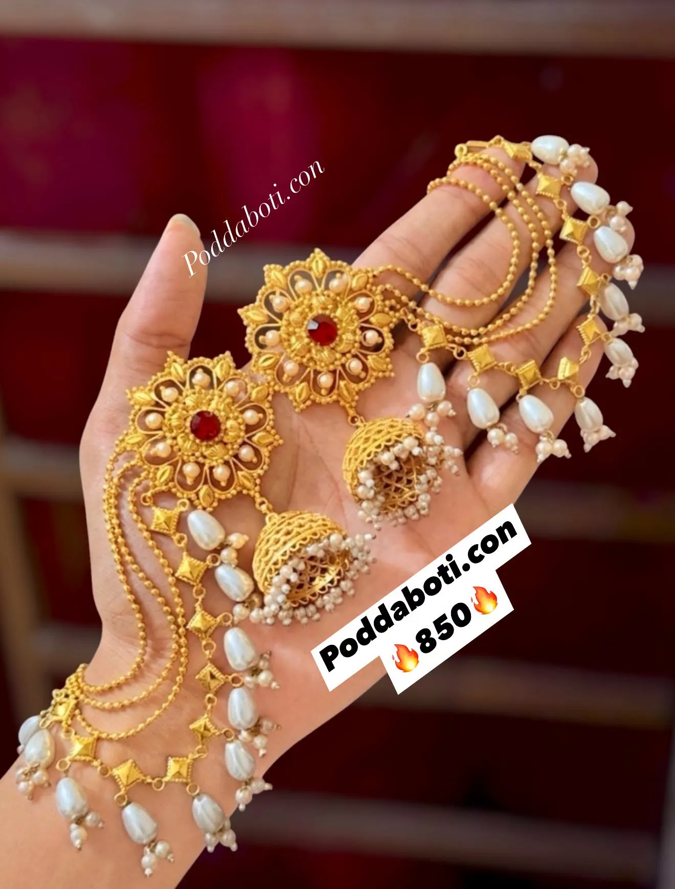 Jhumka Earrings with Tana!
