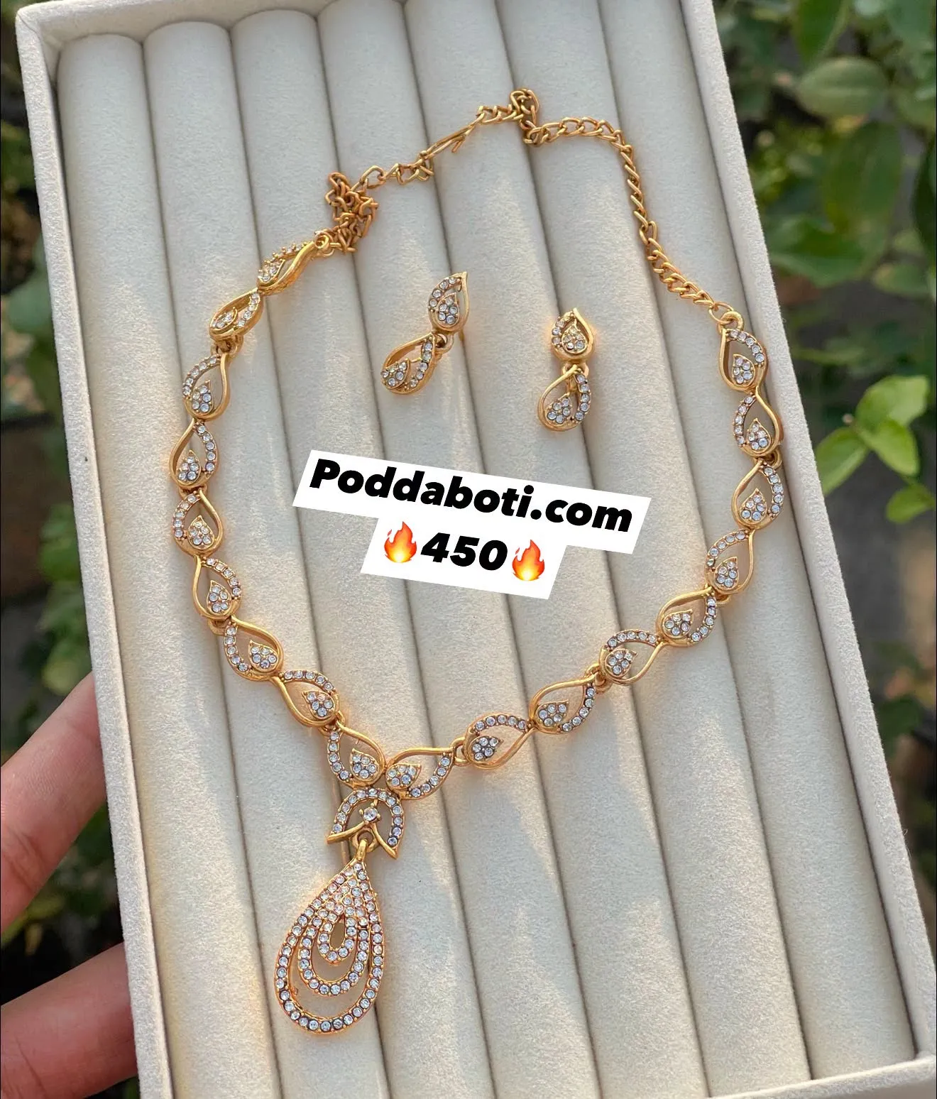 Simple Necklace with Earrings!