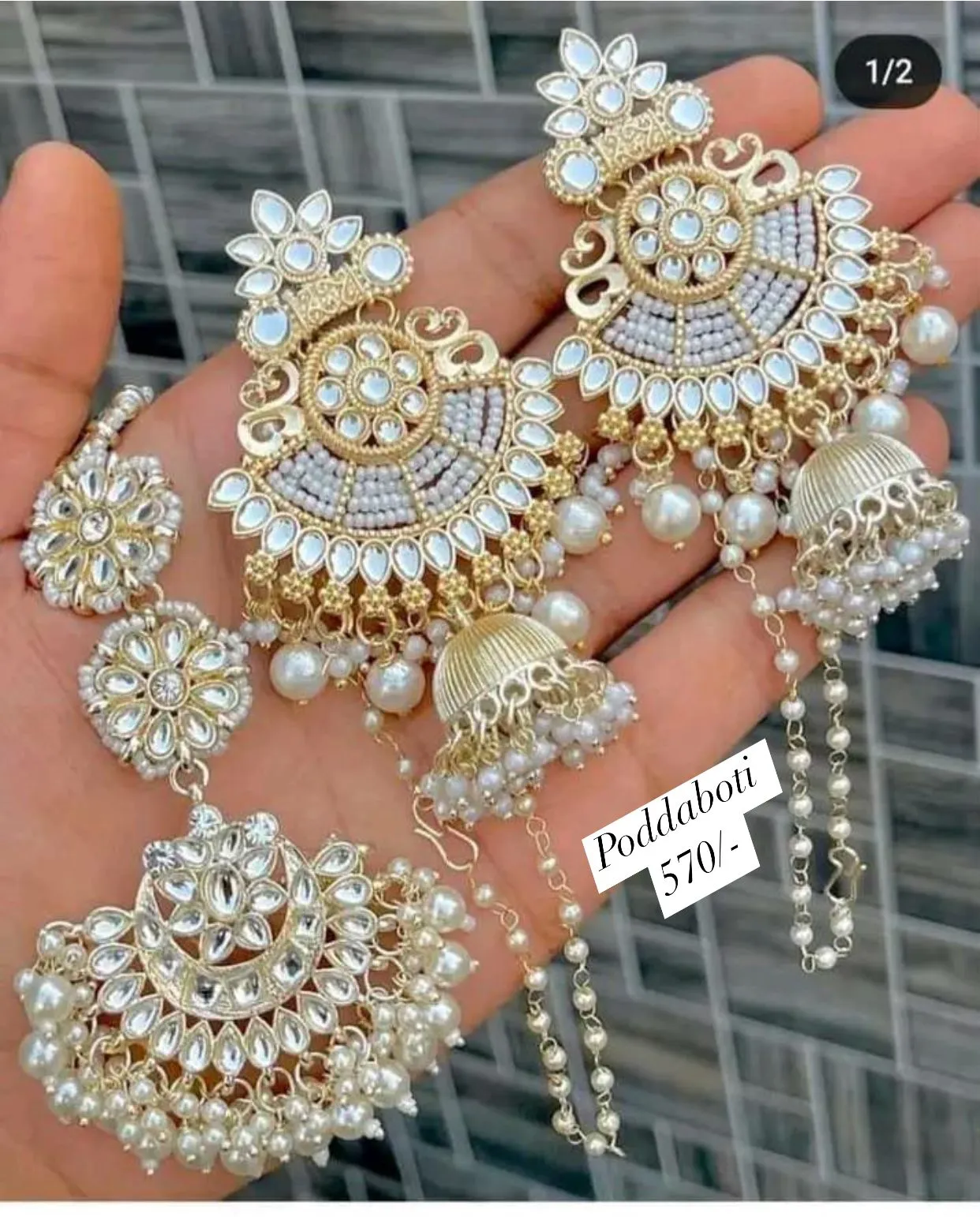 Tana Earrings & Tikli!