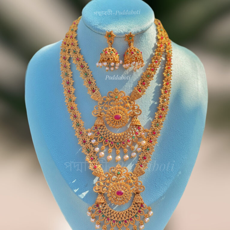Necklace and Sitahar Combo Set