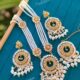 Long Shitahar/Necklace with beautiful earrings and Tikli