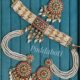 Pakistani inspired gorgeous Choker with Earrings & Tikli