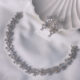 Gorgeous diamond necklace with beautiful earrings